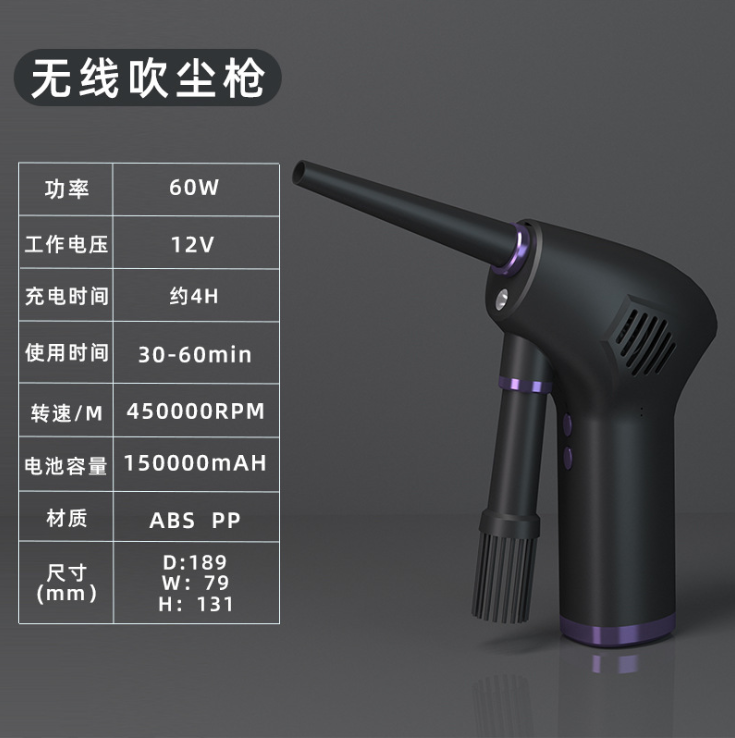 Handheld rechargeable dust blower detail image 3