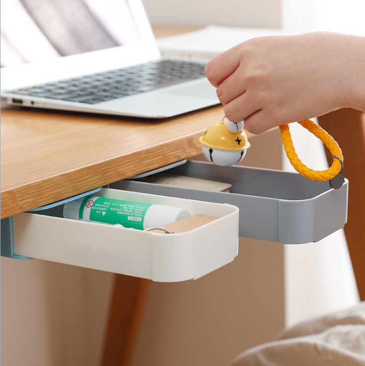 新款课桌下粘贴抽屉式笔盒详情图4