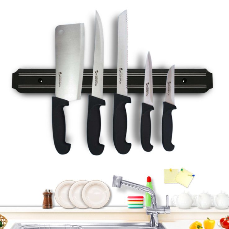 Wall-mounted magnetic tool holder