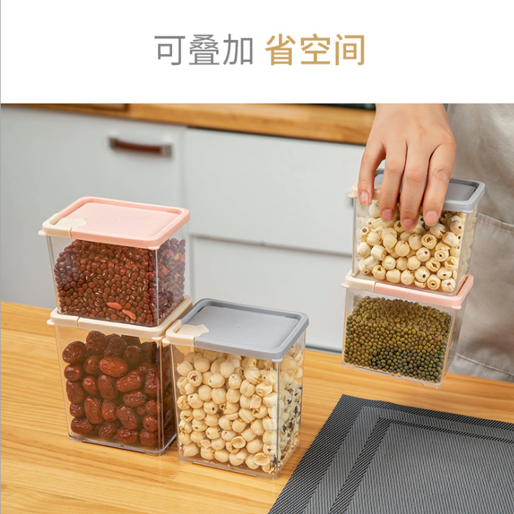 Sealed jars for grains and cereals detail image 5