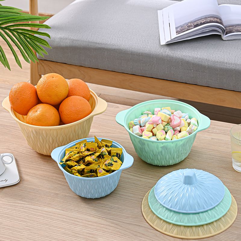 Plastic fruit boxes, large, medium and small sizes, food storage with LIDS, snack storage cans, storage boxes, storage boxes, covered bowls, 031 series. This series has a total of 3 sizes. This link is the largest size Item Picture