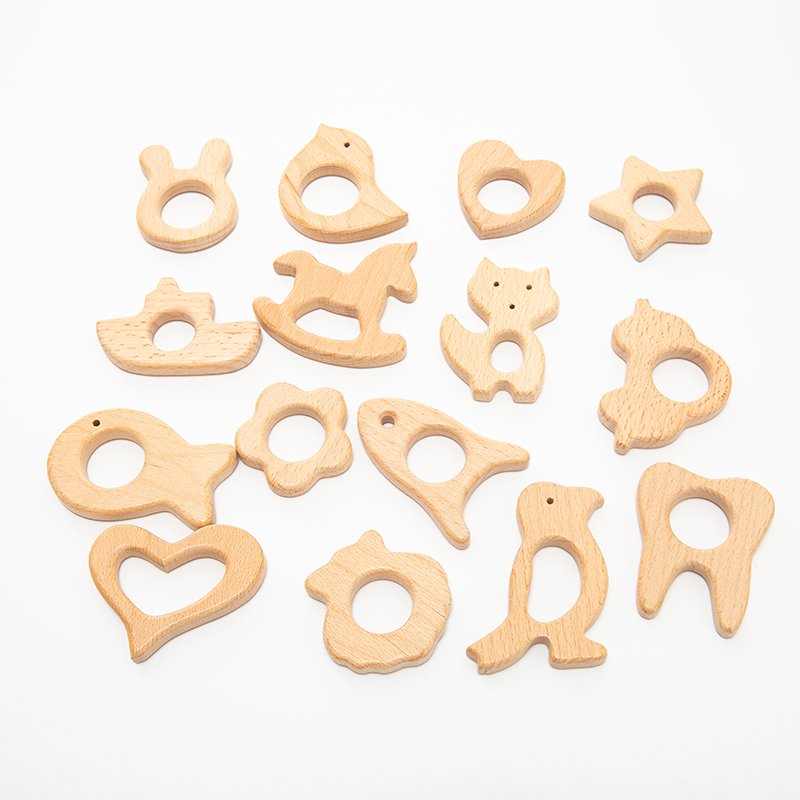 diy小孩磨牙棒，动物、交通工具、星星、桃心等等多款磨牙棒