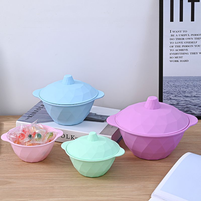 The new round retro candy cups, candy boxes, food storage with LIDS, snack storage jars and covered bowls of the 051 series come in 4 sizes. This price is the largest details Picture