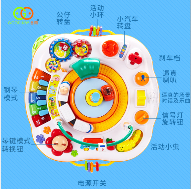 多功能早教双语游戏桌详情图5