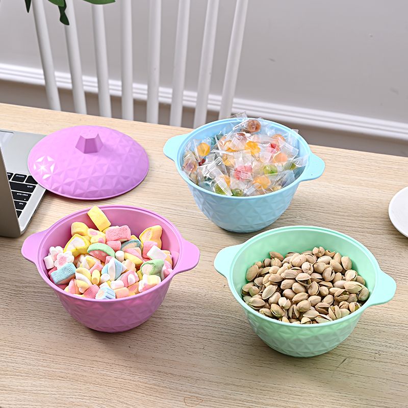 The new round retro candy cup, candy box, flower-shaped fruit plate, food storage with lid, snack storage jar, and covered bowl 061 series. This series comes in 4 sizes, and this connection is the largest Item Picture