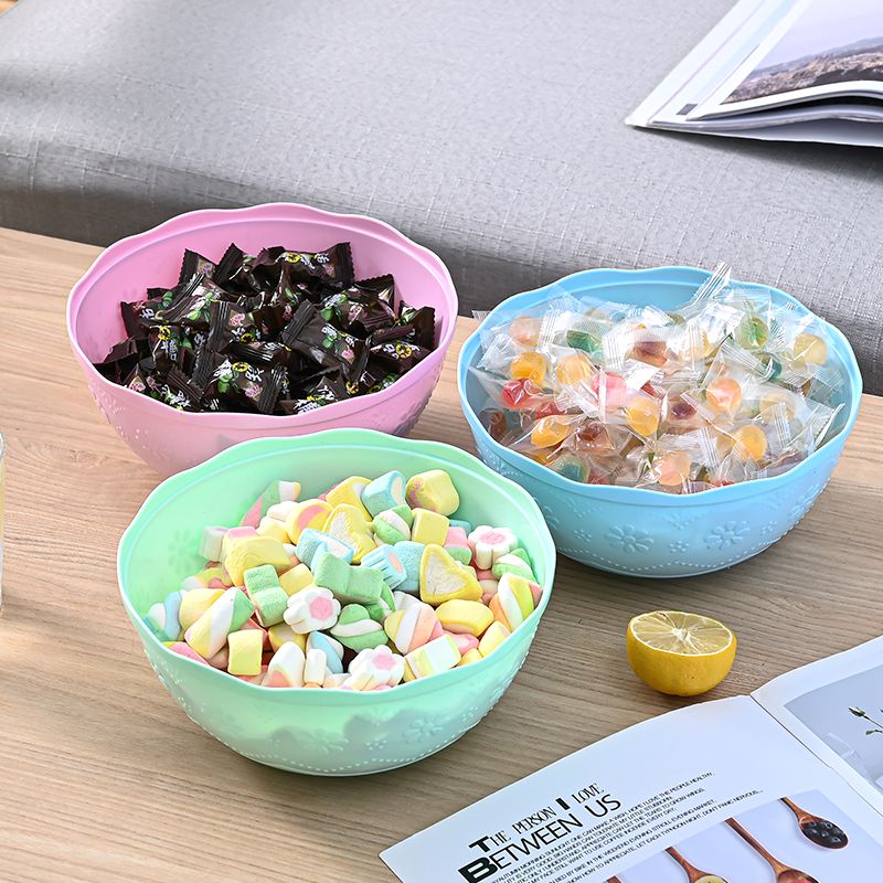 Round snack, candy and fruit boxes with LIDS, draining fruit boxes, melon seed, peanut and nut storage boxes. There are 4 sizes in the 071 series with bowls. This size is the largest Specification drawing