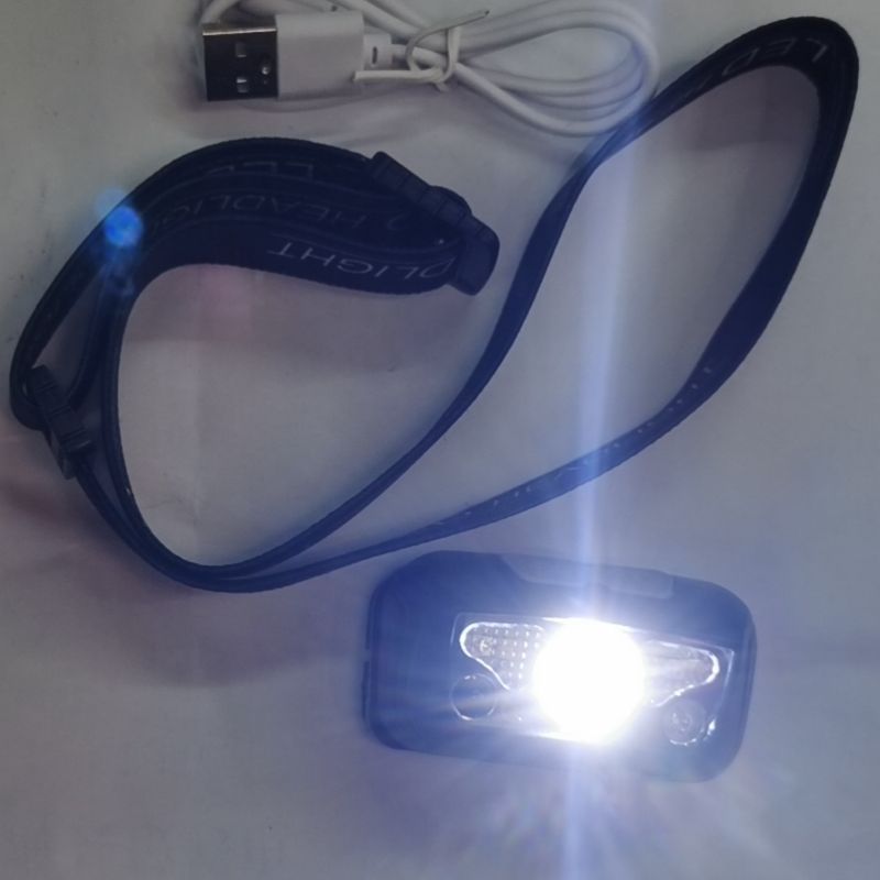 跨境led小头灯 usb充电感应 夜钓鱼灯便携式强光夜跑头灯户外矿灯CY-2088