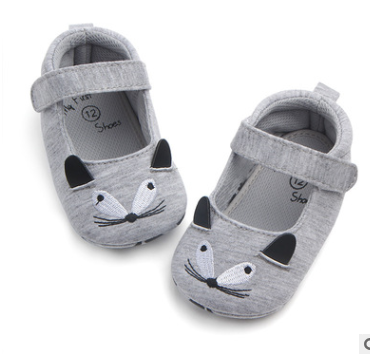  春秋款女宝宝鞋可爱老鼠学步鞋彩棉婴儿鞋 详情3
