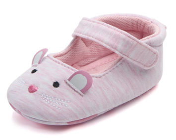  春秋款女宝宝鞋可爱老鼠学步鞋彩棉婴儿鞋 详情4