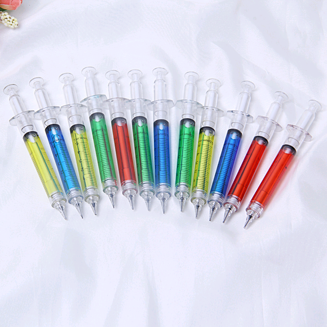 Ballpoint Pen Syringe Ballpoint Pen Liquid Ballpoint Pen Highlighter School Supplies Office Supplies