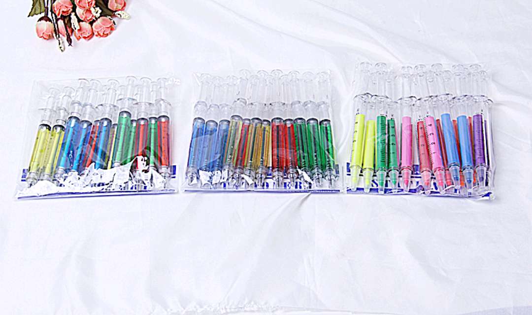Ballpoint Pen Syringe Ballpoint Pen Liquid Ballpoint Pen Highlighter School Supplies Office Supplies details Picture