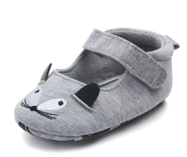  春秋款女宝宝鞋可爱老鼠学步鞋彩棉婴儿鞋 详情5