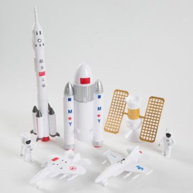 Space scene cake decoration set