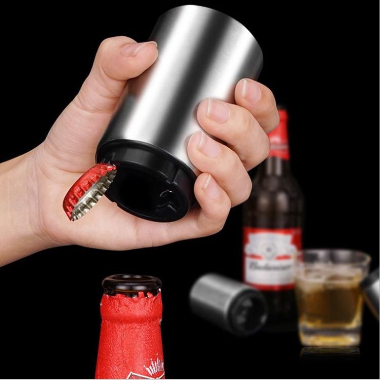 Creative stainless steel bottle opener