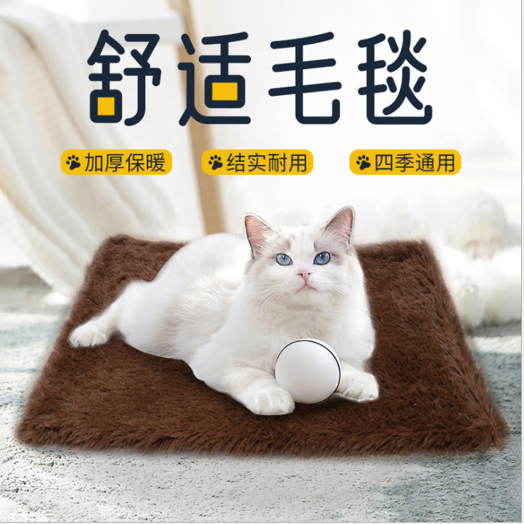 冬款狗床猫床毛毯详情图2