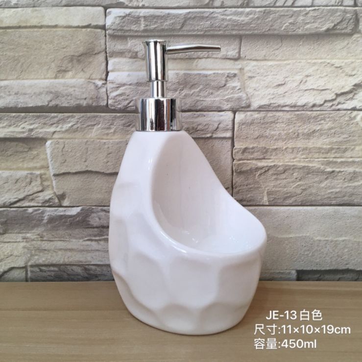Ceramic bathroom bottle soap bottle dispenser bottle
