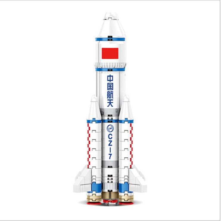 Building block assembly toys, aerospace series, rockets, spaceships detail image 1