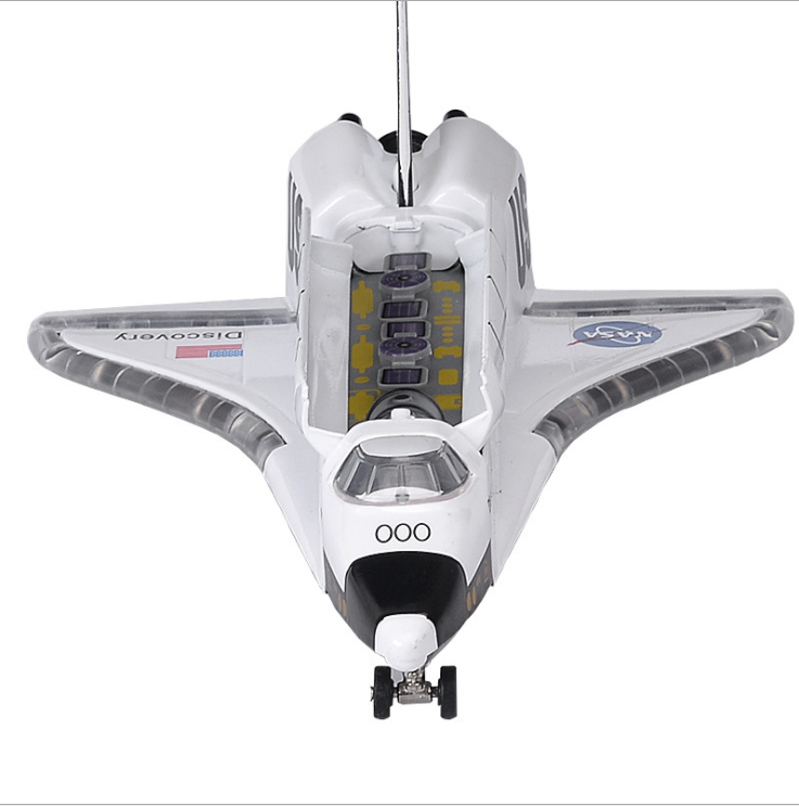 A military model of the color amber alloy space shuttle detail image 1