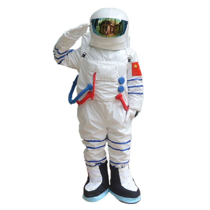 Adult space suit cartoon figure costume bar costume