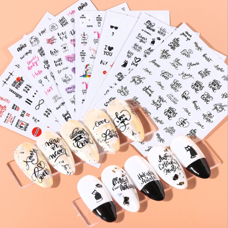 网红美甲贴纸 