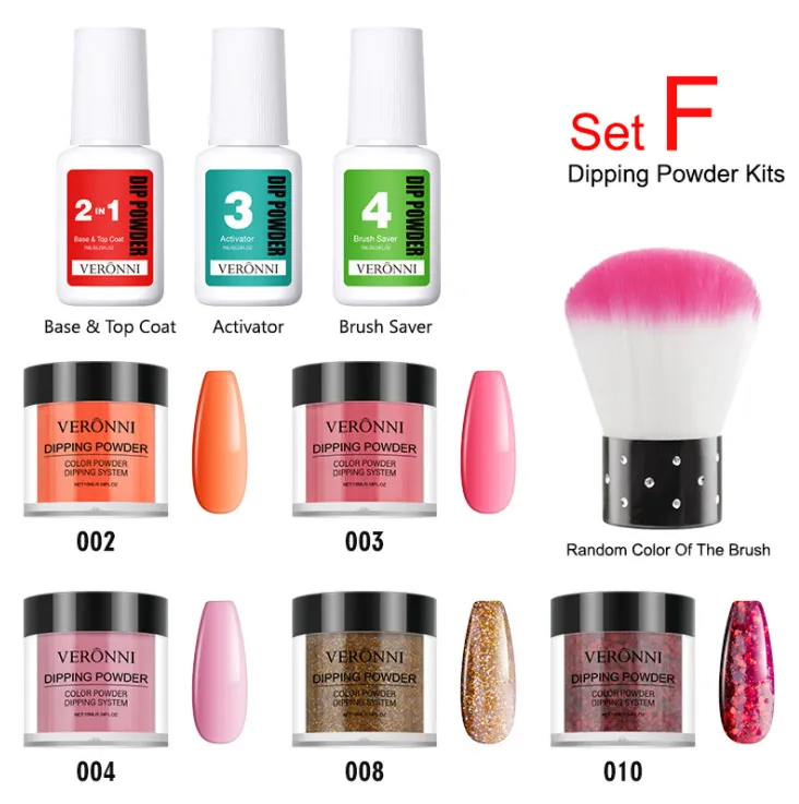 Nail polish moisturizing powder tool set detail image 9