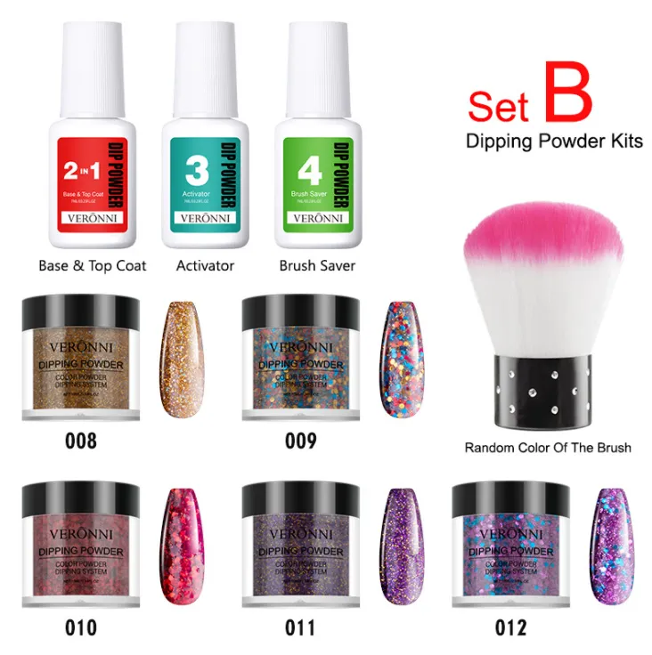 Nail polish moisturizing powder tool set detail image 11