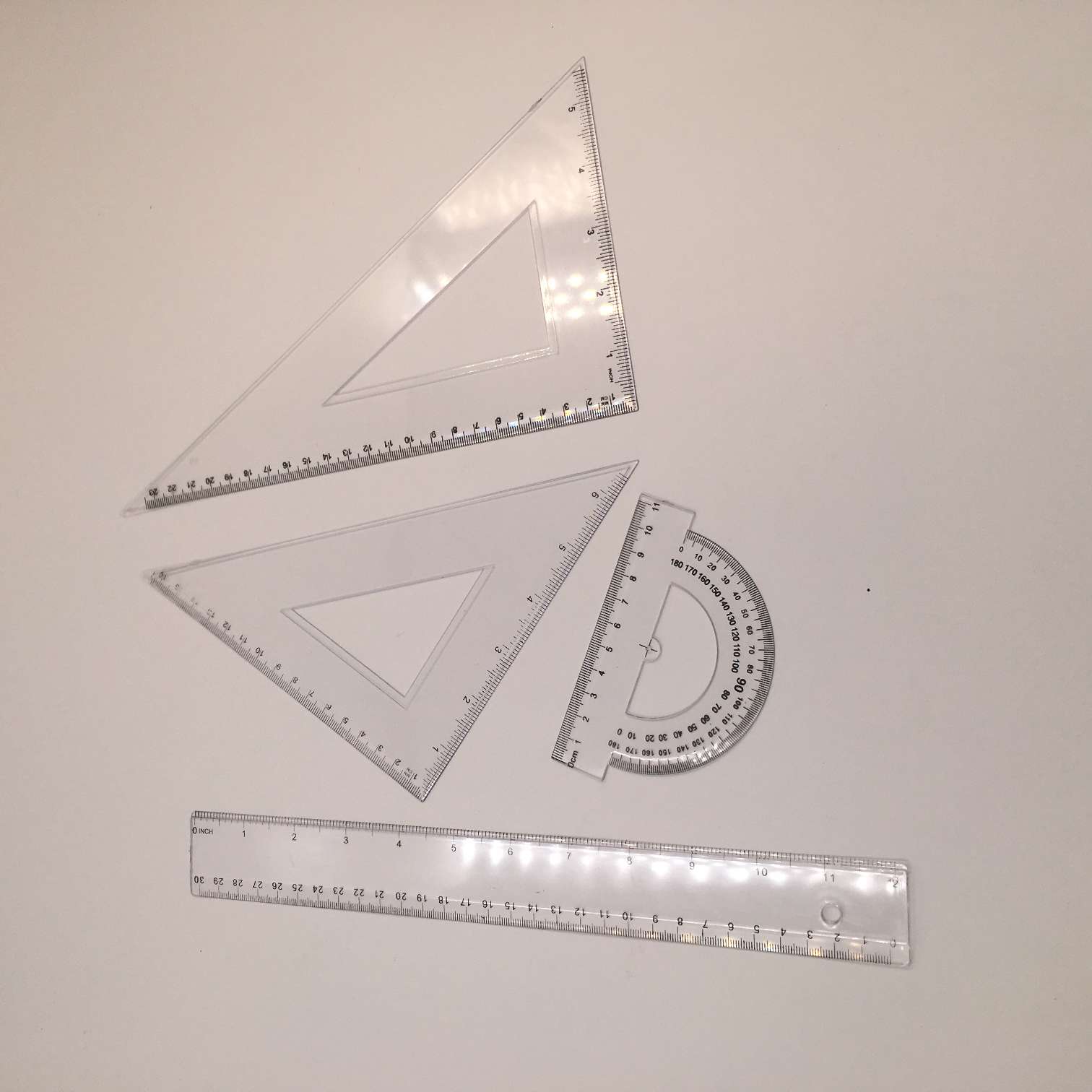 KC一304-6套尺，适用于老师和学生绘图用的详情2