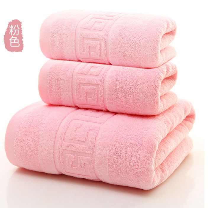 Tinglong High and low wool pure cotton towel and bath towel set details Picture