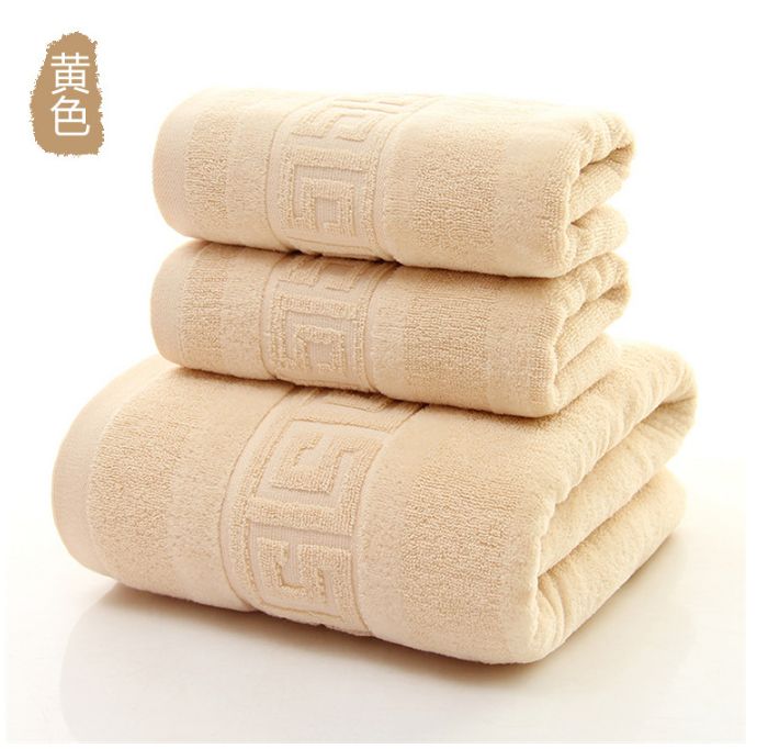 Tinglong High and low wool pure cotton towel and bath towel set Specification image