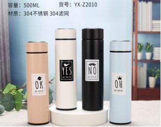 YX-Z2010-英文系列保温杯500ml-304不锈钢