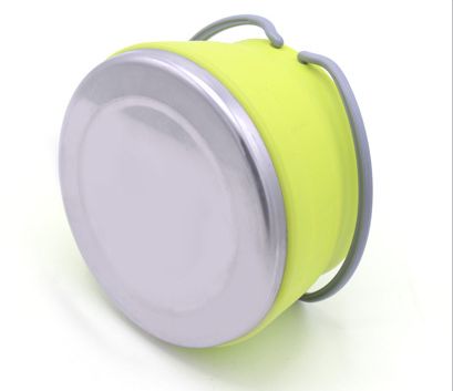 New portable camping silicone folding kettle Item Picture