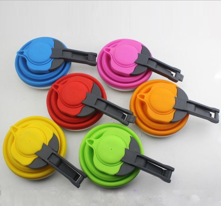 Collapsible silicone kettle