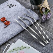 304 stainless steel bent straw