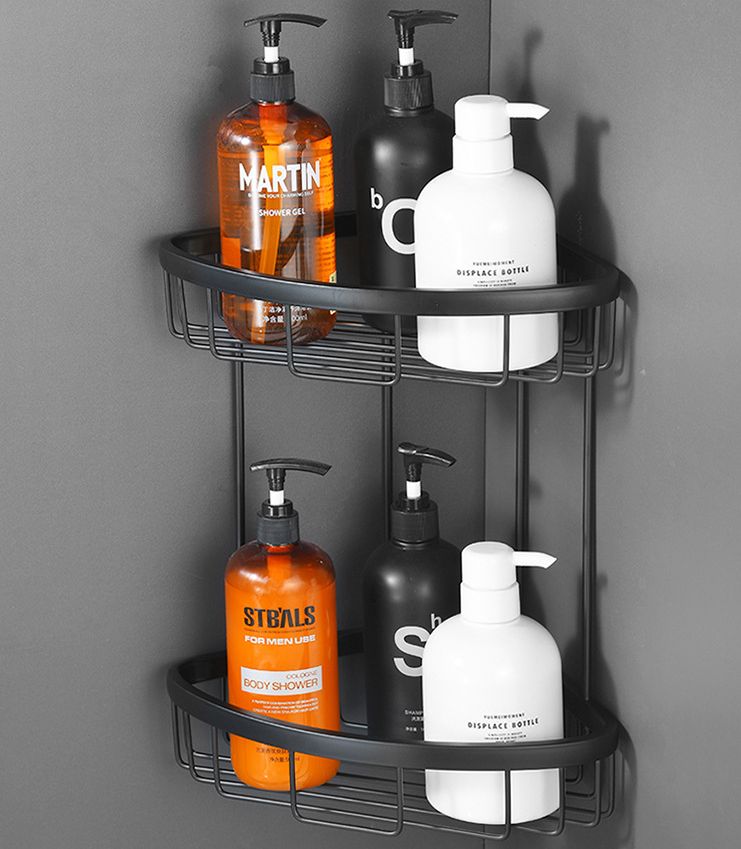 Stainless steel bathroom shelving