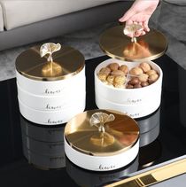 Multi-layer covered and divided zero sugar fruit tray