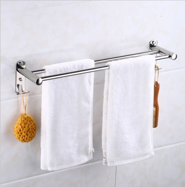 Stainless steel towel bar