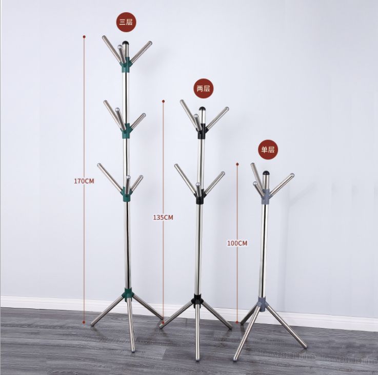 A simple household tree-shaped hat rack Application Scenario