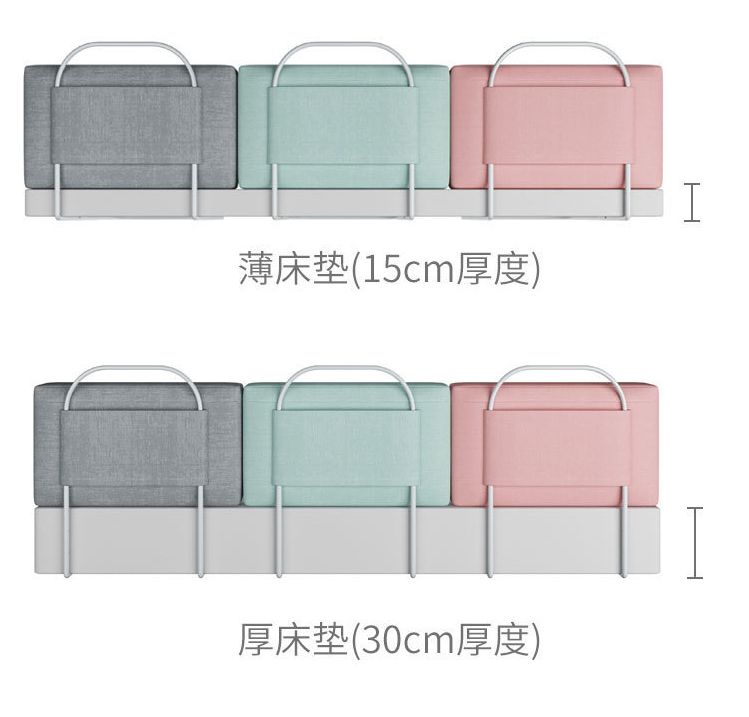 婴儿床护栏白底实物图