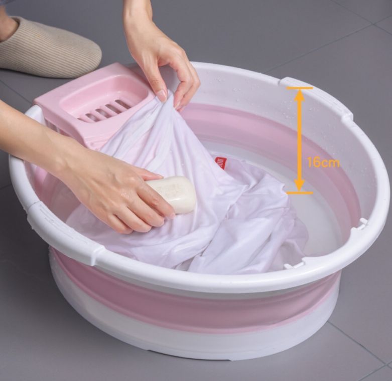 Foldable multi-functional portable thickened washbasin details Picture