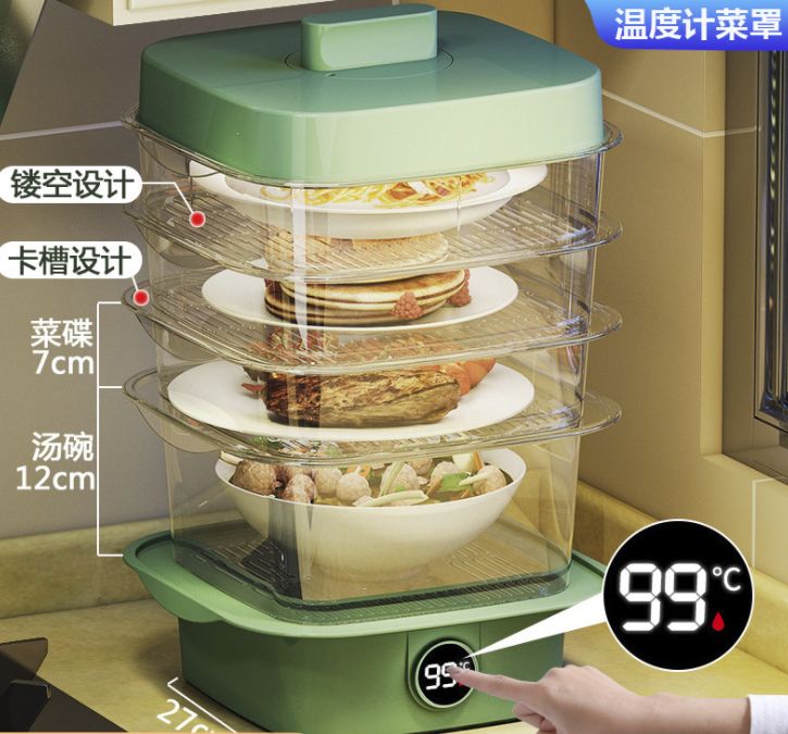 Multilayer vegetable cover for household use
