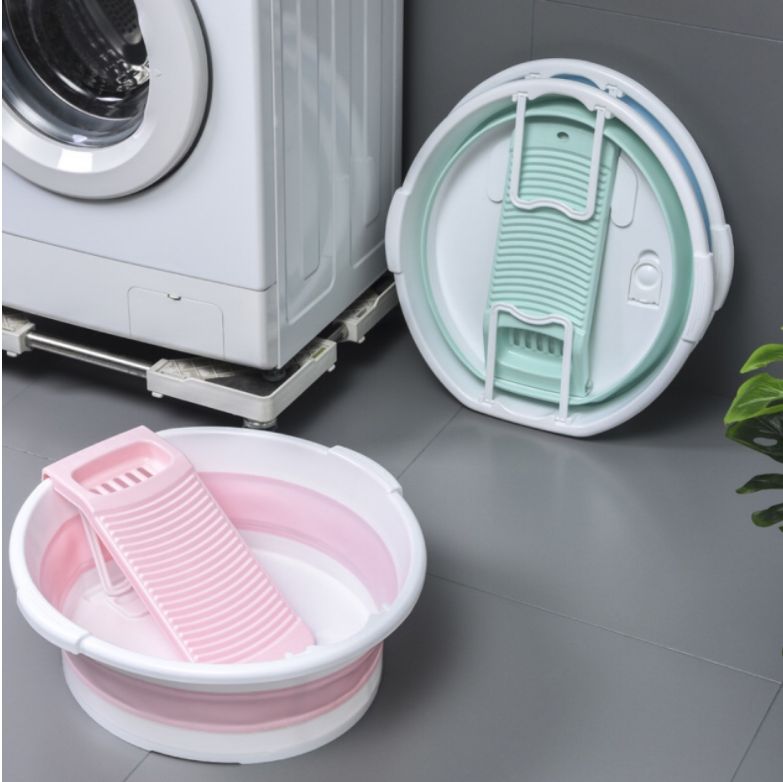 Foldable multi-functional portable thickened washbasin