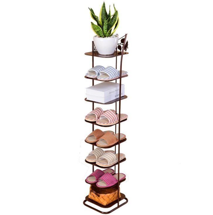 Iron multilayer simple household space saving economical shoe rack