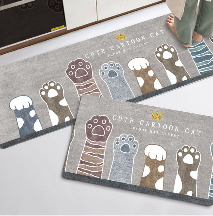 Bathroom absorbent floor MATS, kitchen floor MATS, bathroom floor MATS Specification image