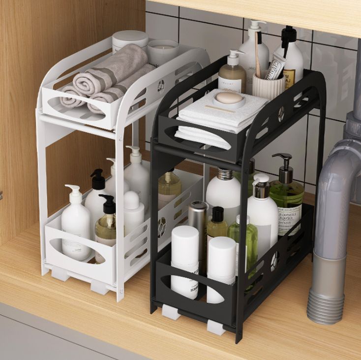 Kitchen countertop shelving