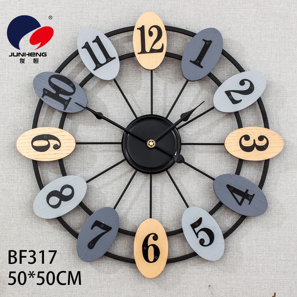 Simple modern watches Nordic light luxury minimalist creative wall clock living room fashion art Deco large household wall watch