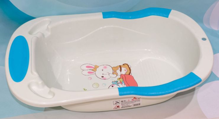 MK1615 新款婴儿洗澡桶家用可坐躺宝宝小号澡盆新生的儿小孩浴盆详情图1
