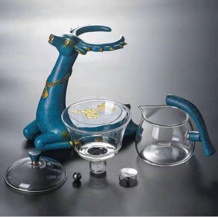 玻璃泡茶壶细节图