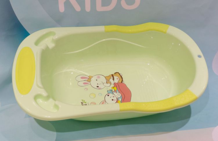 MK1615-1 新款彩色婴儿洗澡桶家用可坐躺宝宝小号澡盆新生的儿小孩浴盆详情图5