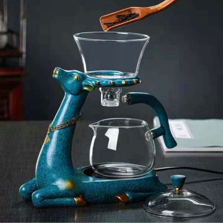 半自动高硼硅玻璃泡茶壶