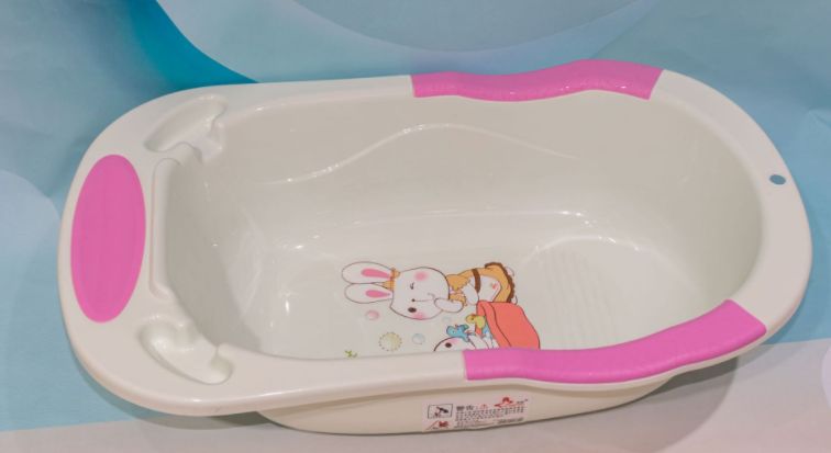 MK1615 新款婴儿洗澡桶家用可坐躺宝宝小号澡盆新生的儿小孩浴盆详情图3